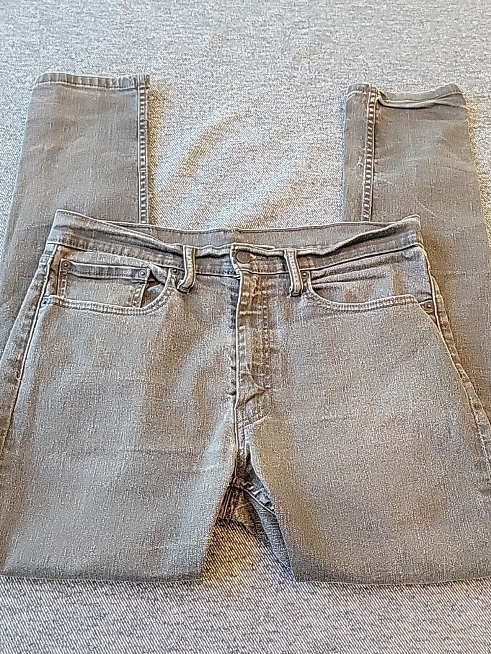 Levis 512 Jeans Men's 34x32‎ Black Slim Taper Dark Wash Classic Stretch Denim